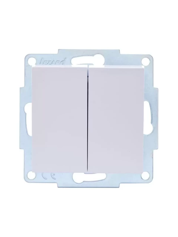 Lezard Vesna мех.выкл. 2-кл белый