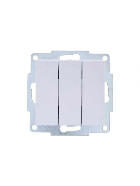 Lezard Vesna мех.выкл. 3-кл белый