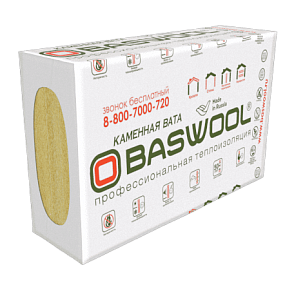 Утеплитель BASWOOL ВЕНТ ФАСАД 70 1200х600х50 (4,32м2/0,216м3)