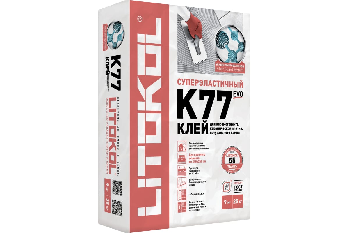 LITOKOL SuperFlex K77-клеевая смесь 25кг
