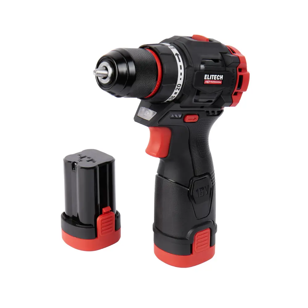 Дрель акк ELITECH HD CD 16L2 б/щет.16В