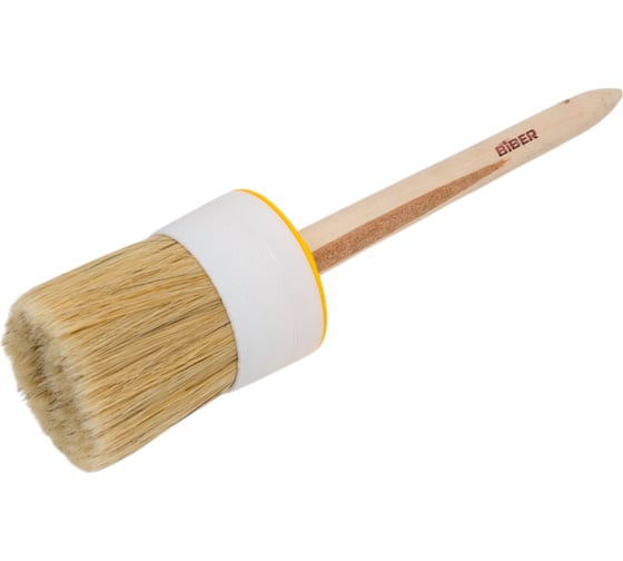 Кисть круглая натур щетина БИБЕР Стандарт 65мм