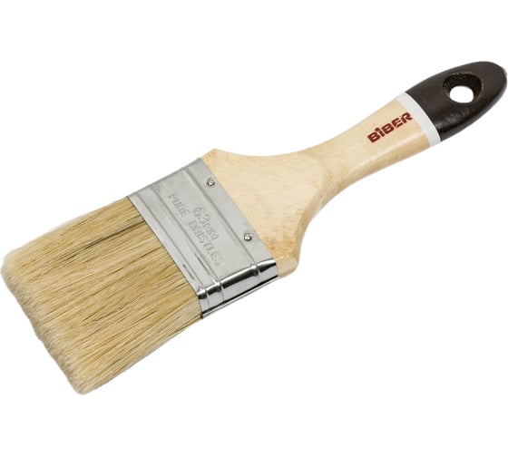 Кисть плоская натур.щетина "Пофи" 63мм БИБЕР