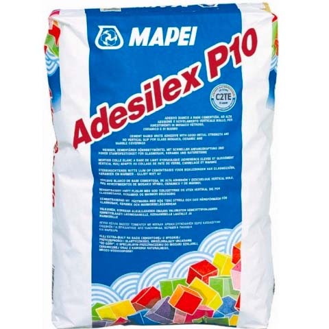 МАПЕЙ, ADESILEX P10, Смесь сухая клеевая на цементном вяжущем класс С2ТЕ (25кг)