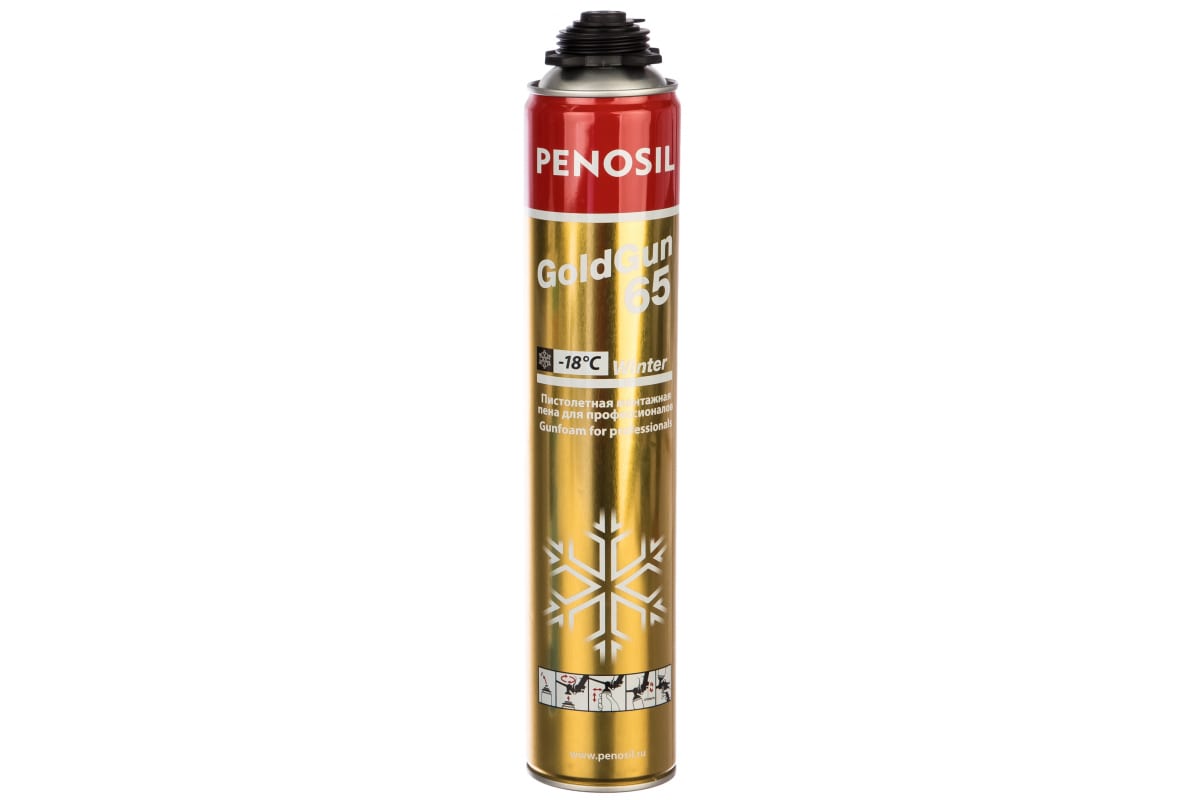 Монтажная пена Penosil Gold Gun 65L проф. 750 мл ЗИМА