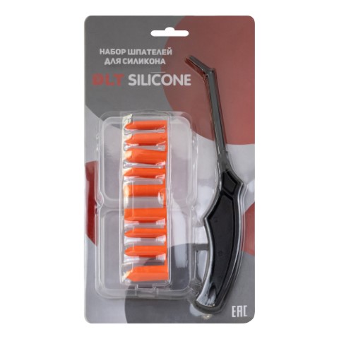 Набор шпателей для силикона DLT Silicone,комплект 9 насадок