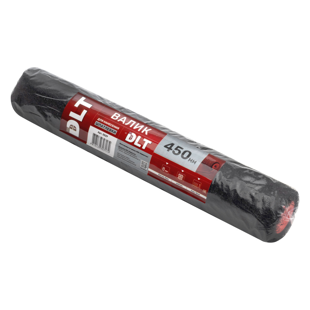 Валик для нанесения шпатлевки DLT 457 мм, ворс 16 мм,для бюгеля 10 мм,нейлон